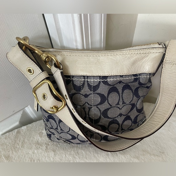 Coach Bags Coach Denim And Leather Bag Euc Poshmark